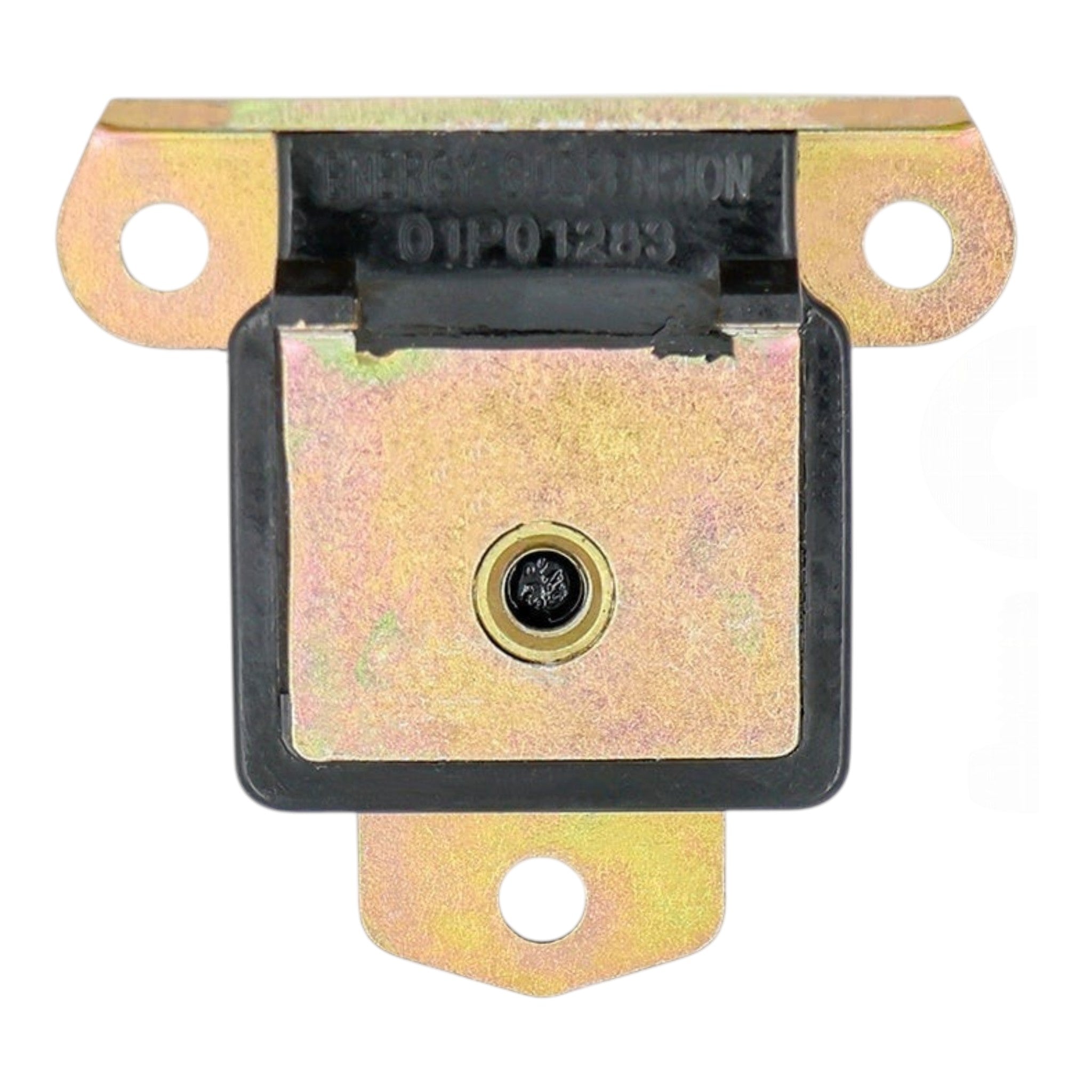 ICT Billet polyurethane engine mount for early SBC truck engines with zinc-plated steel mounting plate