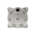 ICT Billet aluminum rear cover adapter for Sanden 709 A/C compressor to R4 lines