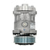 ICT Billet Sanden 709 A/C compressor with rear cover adapter for R4 air conditioning lines
