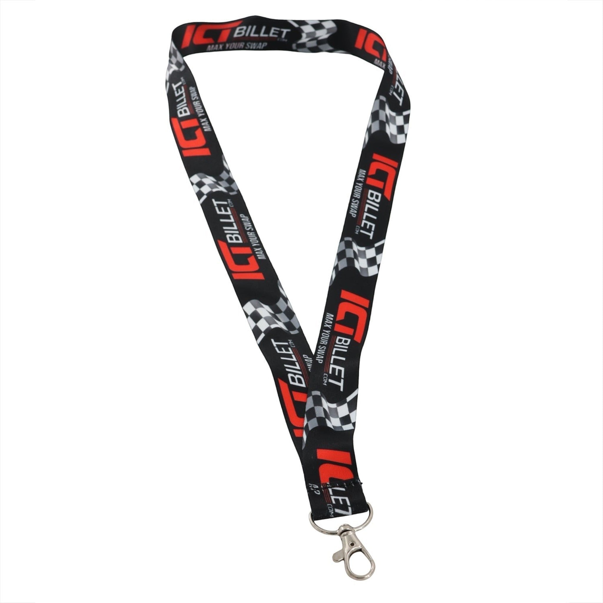 ICT Billet Swivel Key Clip Lanyard 1" x 18" for Event Badges - ICT Billet 551929
