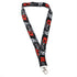 ICT Billet Swivel Key Clip Lanyard 1" x 18" for Event Badges - ICT Billet 551929
