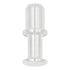 ICT Billet aluminum transmission dipstick tube plug for GM transmissions with a 0.6 inch diameter opening