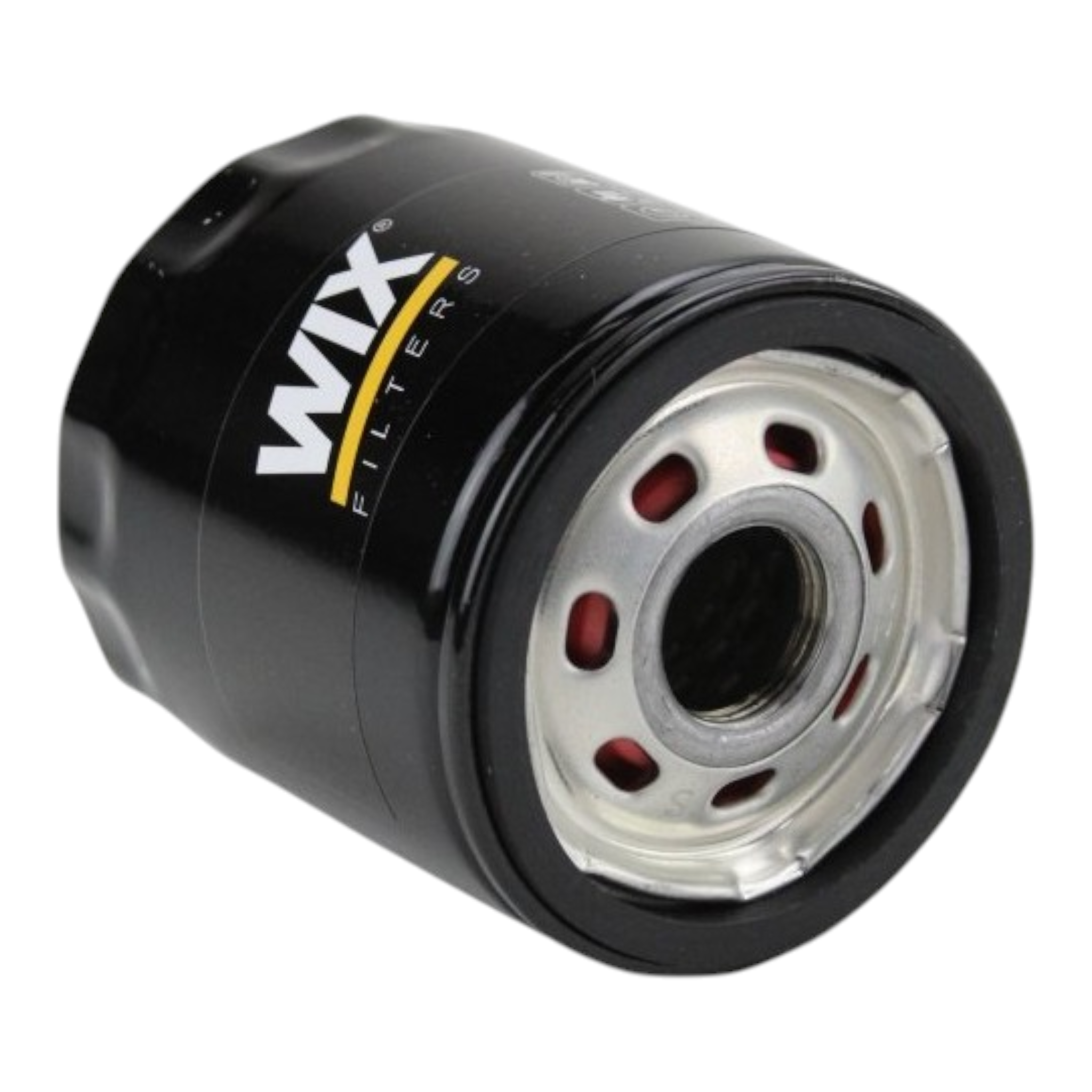 ICT Billet Wix 57060 black oil filter with M22-1.5 threaded base and 21 micron filtration rating