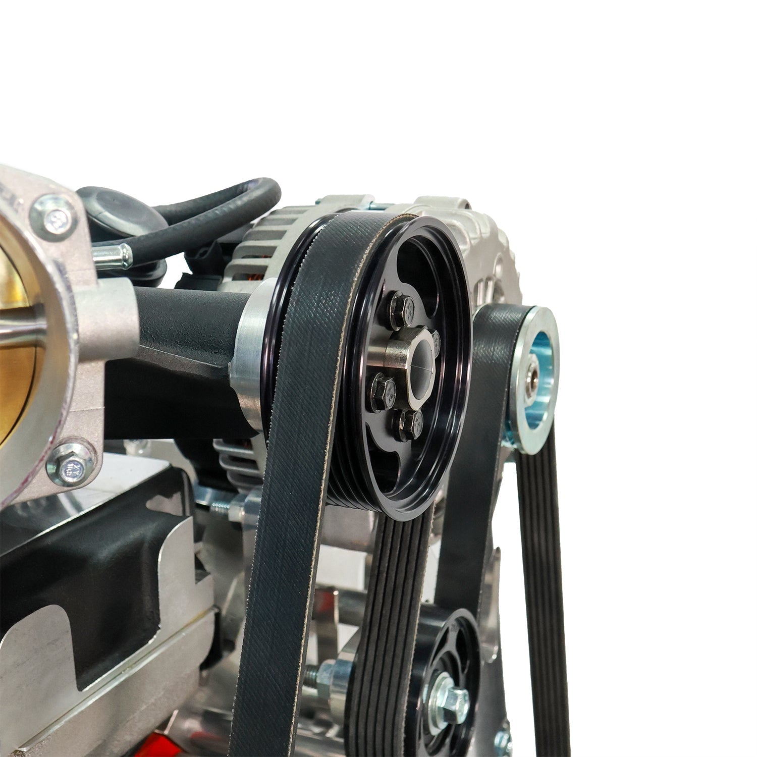 ICT - Pulley 8-Rib 3.9" - 4-Bolt Magnuson 2.3L - ICT Billet PUL-SC8-390