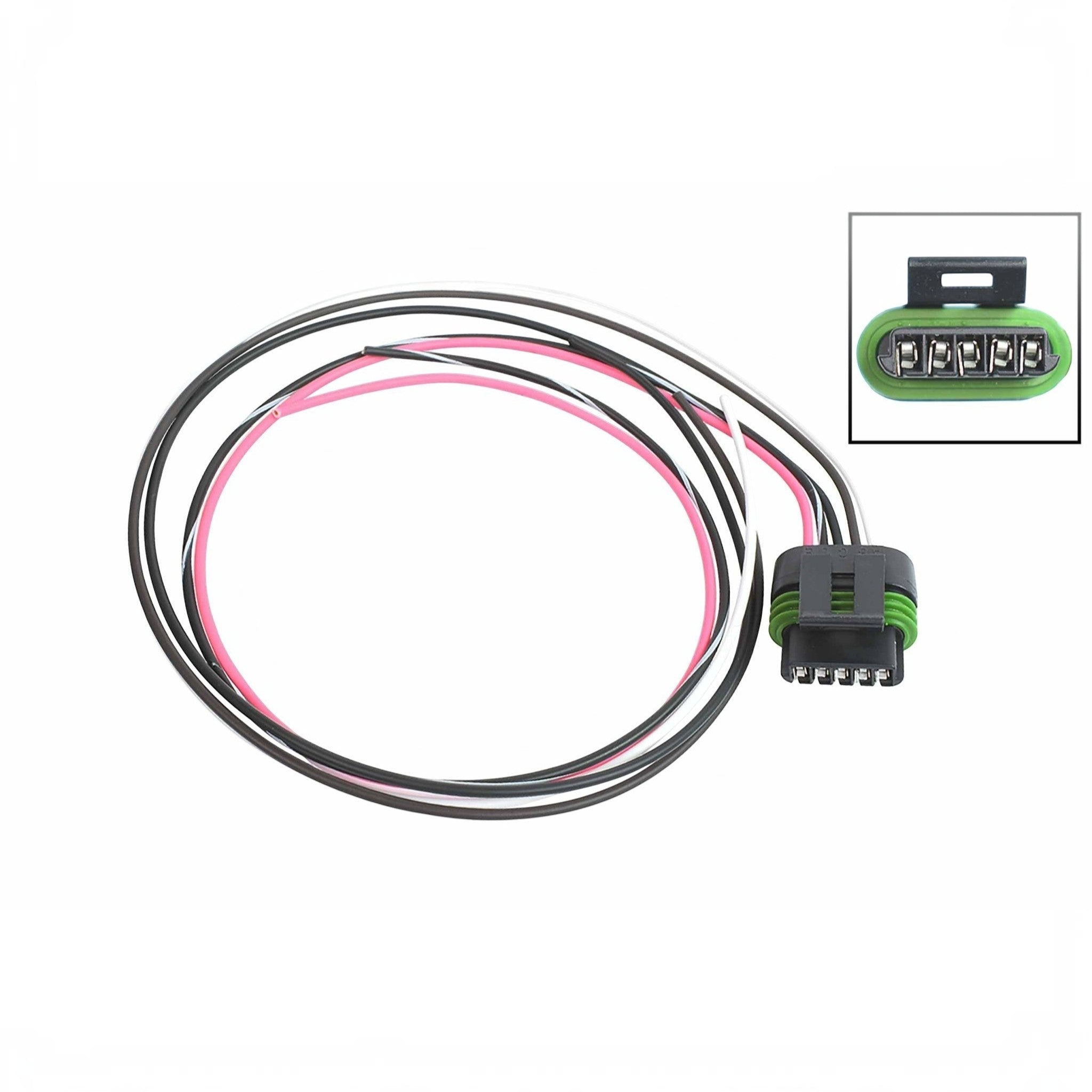 IGN-1A Holley Smart Coils 5-Wire Coil Harness Pigtail Connector AMP EFI LS - ICT Billet WPCIL29