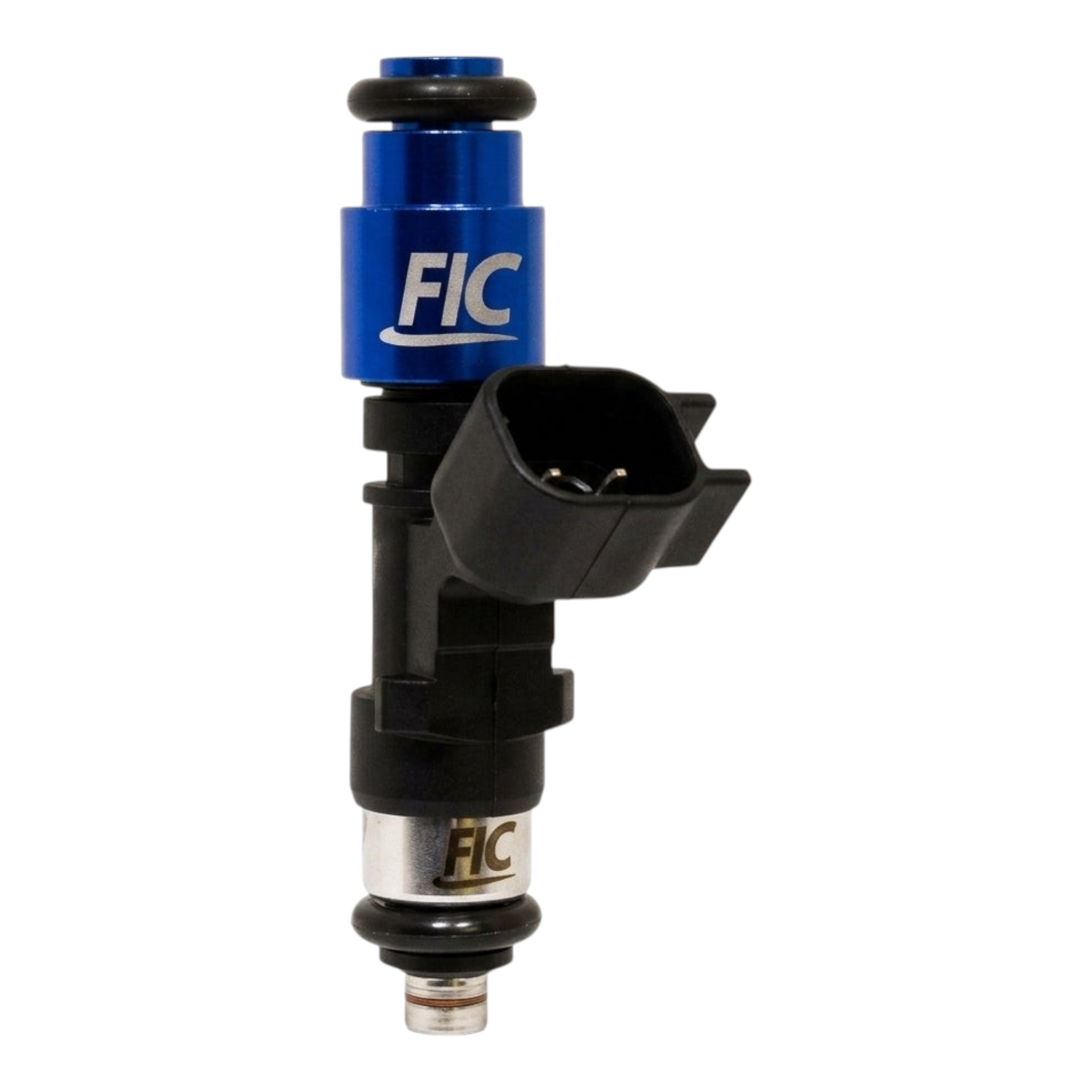 ICT Billet Fuel Injector Clinic 365cc high-performance fuel injector for GM LS1 engines with blue anodized top