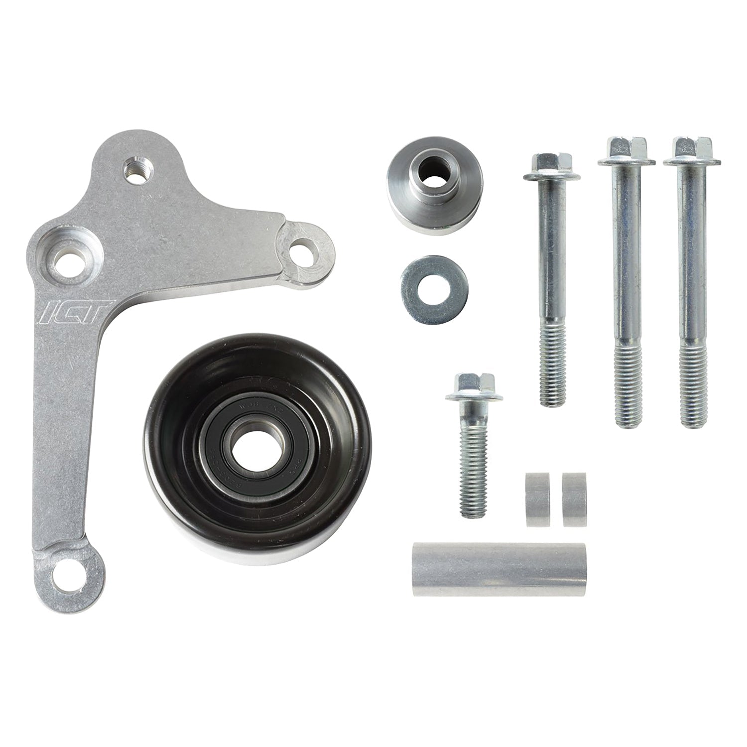 L77 Alternator Bracket Complete Idler Pulley G8 SS Caprice Factory LSX Billet - ICT Billet 551887-1
