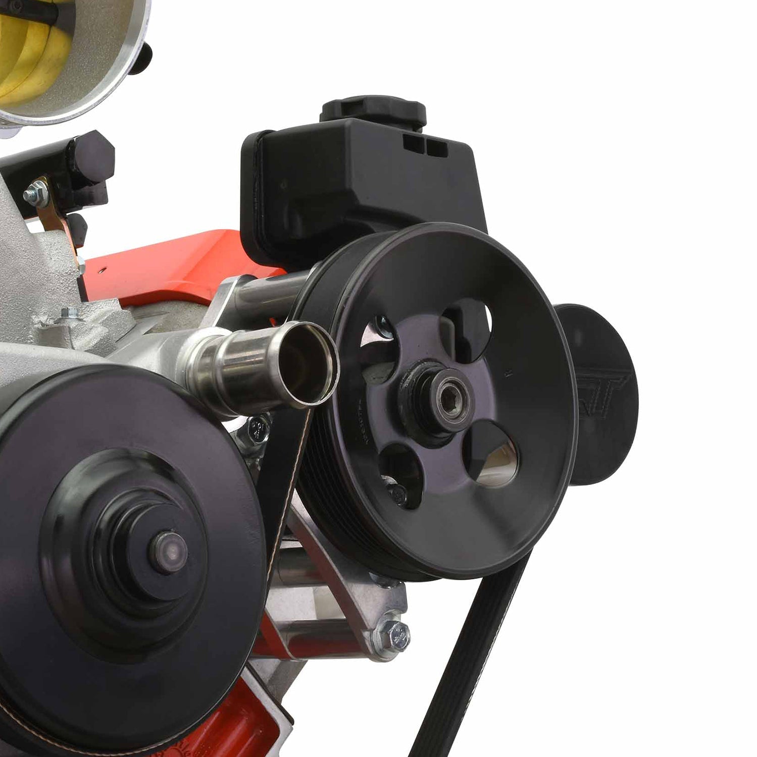 L99 LS3 Camaro Power Steering Pump Relocation Bracket Kit LSX Turbo Truck LQ4 L33 - ICT Billet 551581-LS30-3