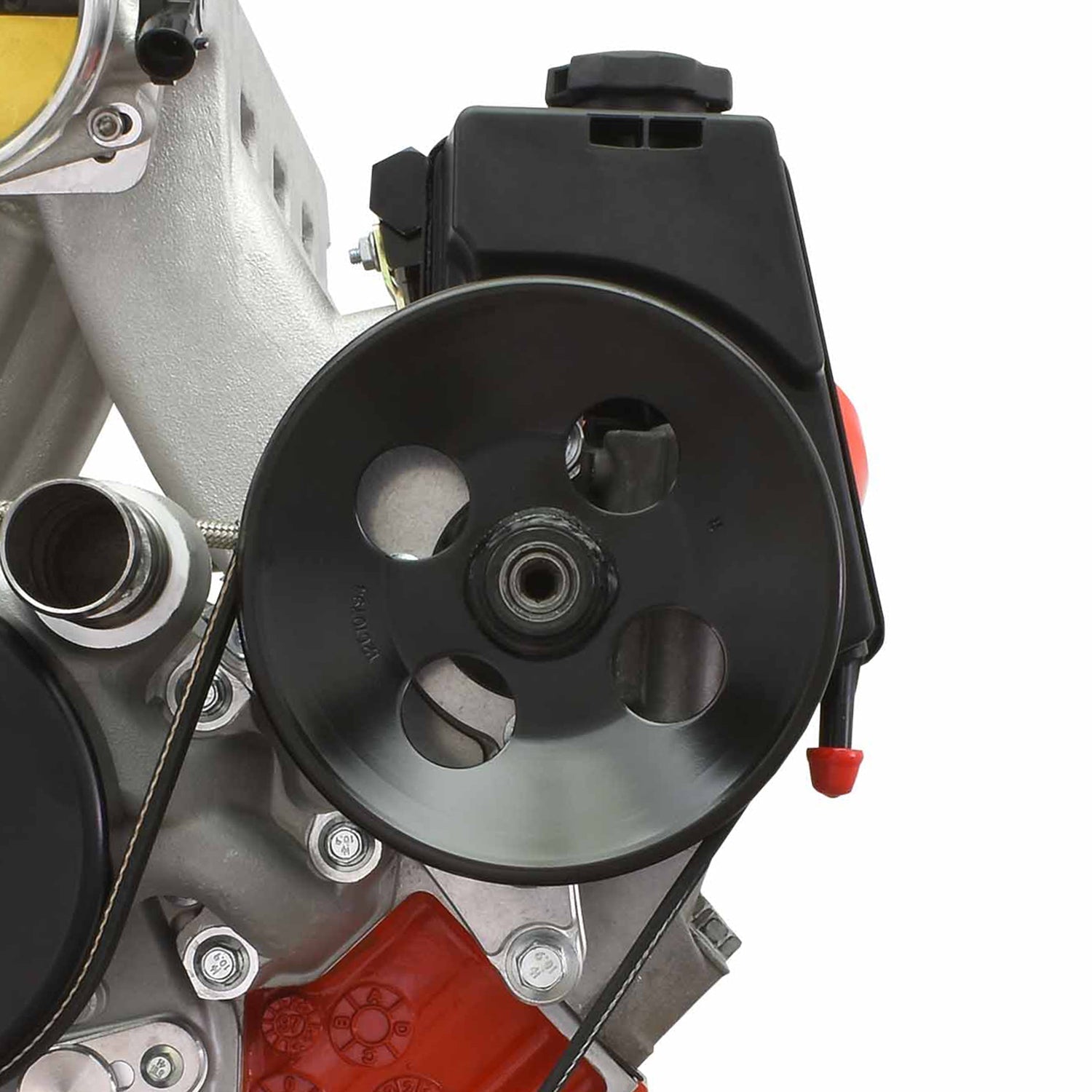 L99 LS3 Camaro Power Steering Pump Relocation Bracket Kit LSX Turbo Truck LQ4 L33 - ICT Billet 551581-LS30-3