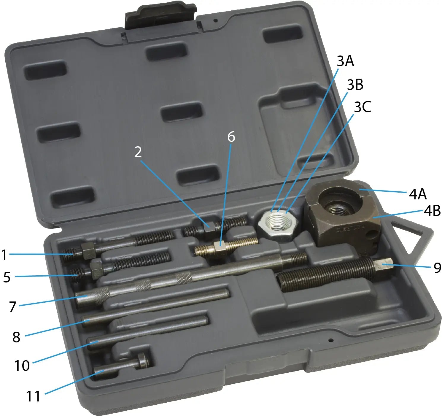 Lisle - LS Power Steering Pump Pulley Remover and Installer Tool - ICT Billet LSL-39000