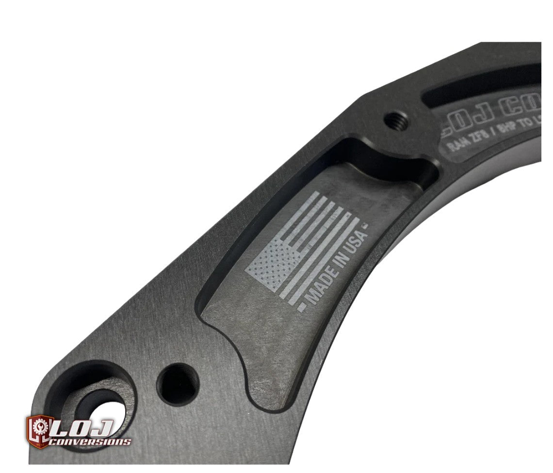 LOJ 8HP Transmission to LS / LT Engine Adapter Kit - ICT Billet LOJ-LS8HP