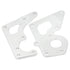 Low Mount Alternator, Power Steering Pump Brackets Compatible with LS Corvette LSX LS1 LS3 LS2 - ICT Billet 551769-1