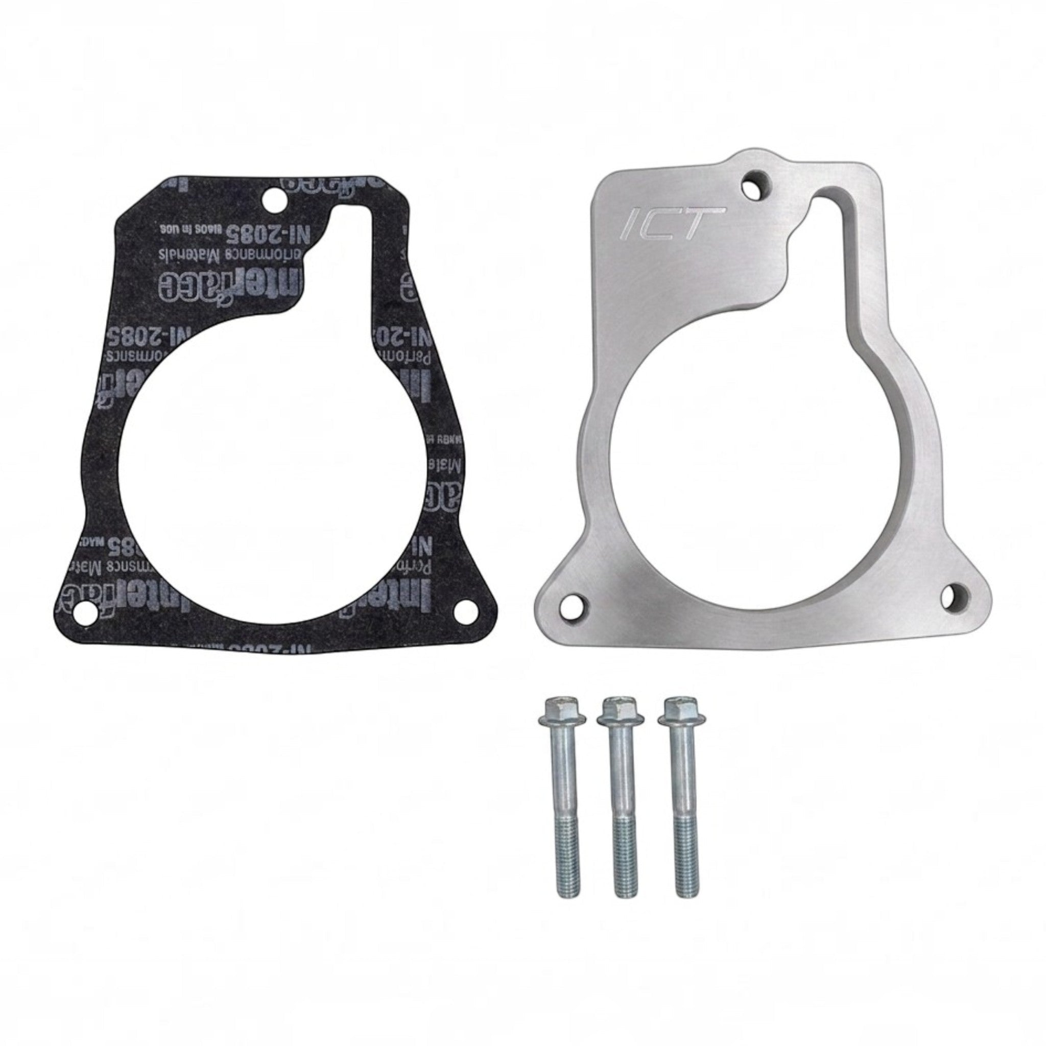 LS 3-Bolt DBC Throttle Body Spacer - ICT Billet 551196-LS1-5
