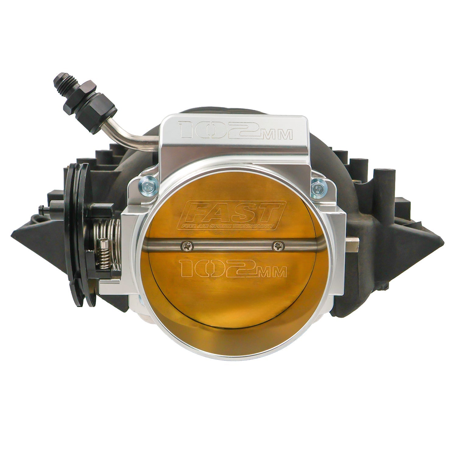 LS 3 Bolt Intake to 4 Bolt 102mm Throttle Body Adapter - ICT Billet 551513-102