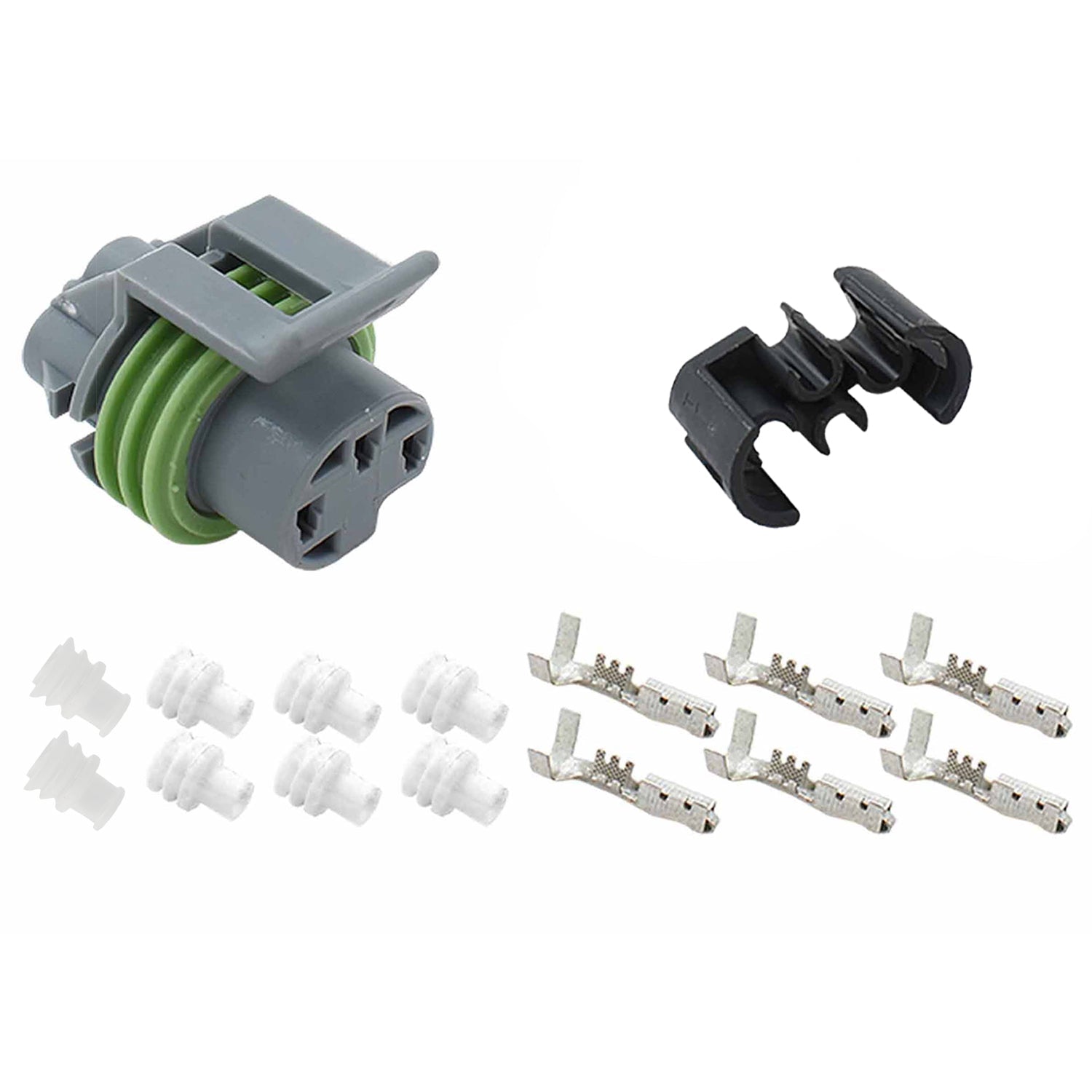 LS 3-Wire Oil Pressure Connector Component Kit - ICT Billet WC0IL30