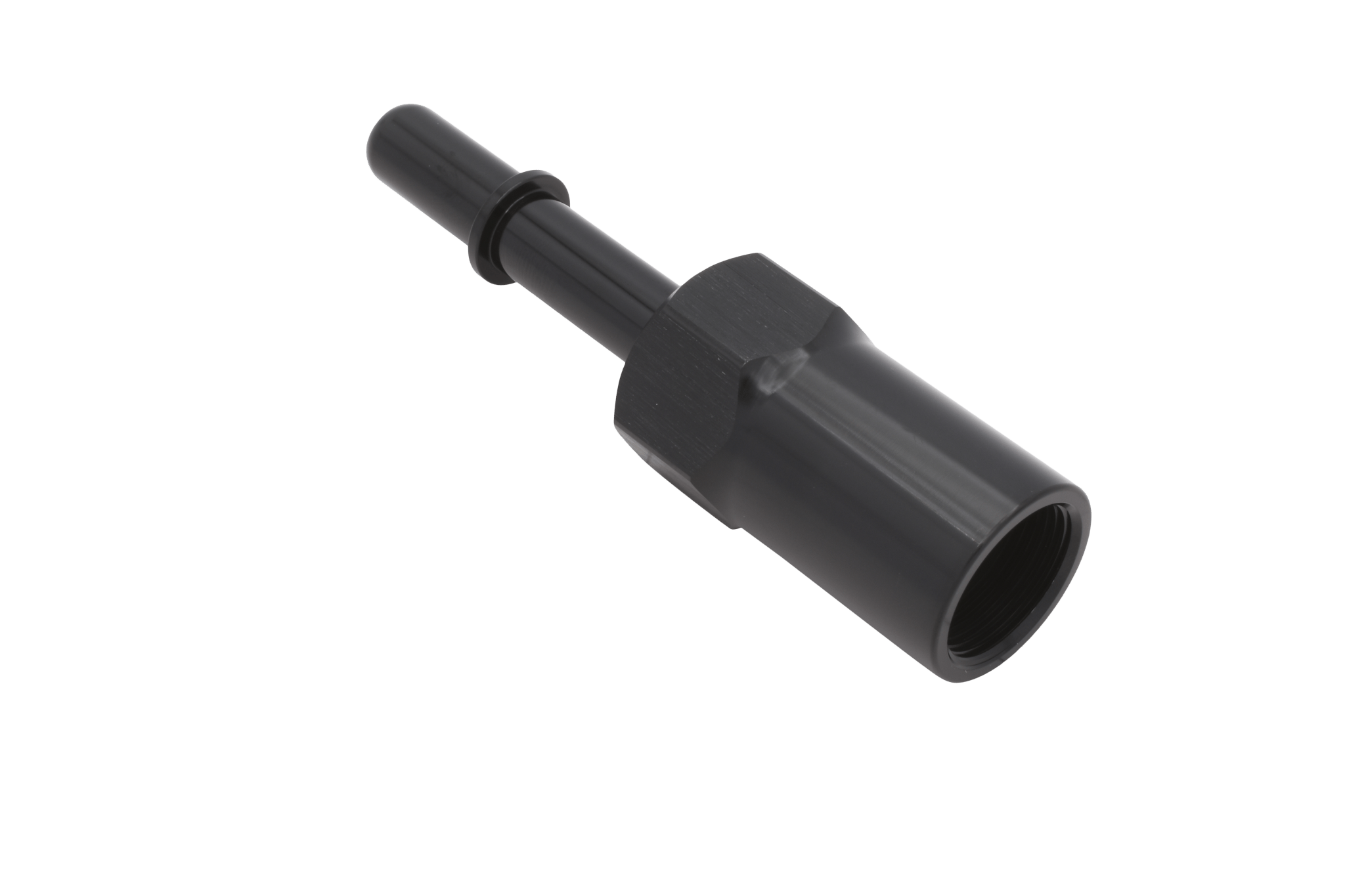 LS 3/8 EFI Quick Connect Gauge Adapter Fitting w/ 1/8" NPT Nitrous Fuel Supply - ICT Billet AN811 - 02B