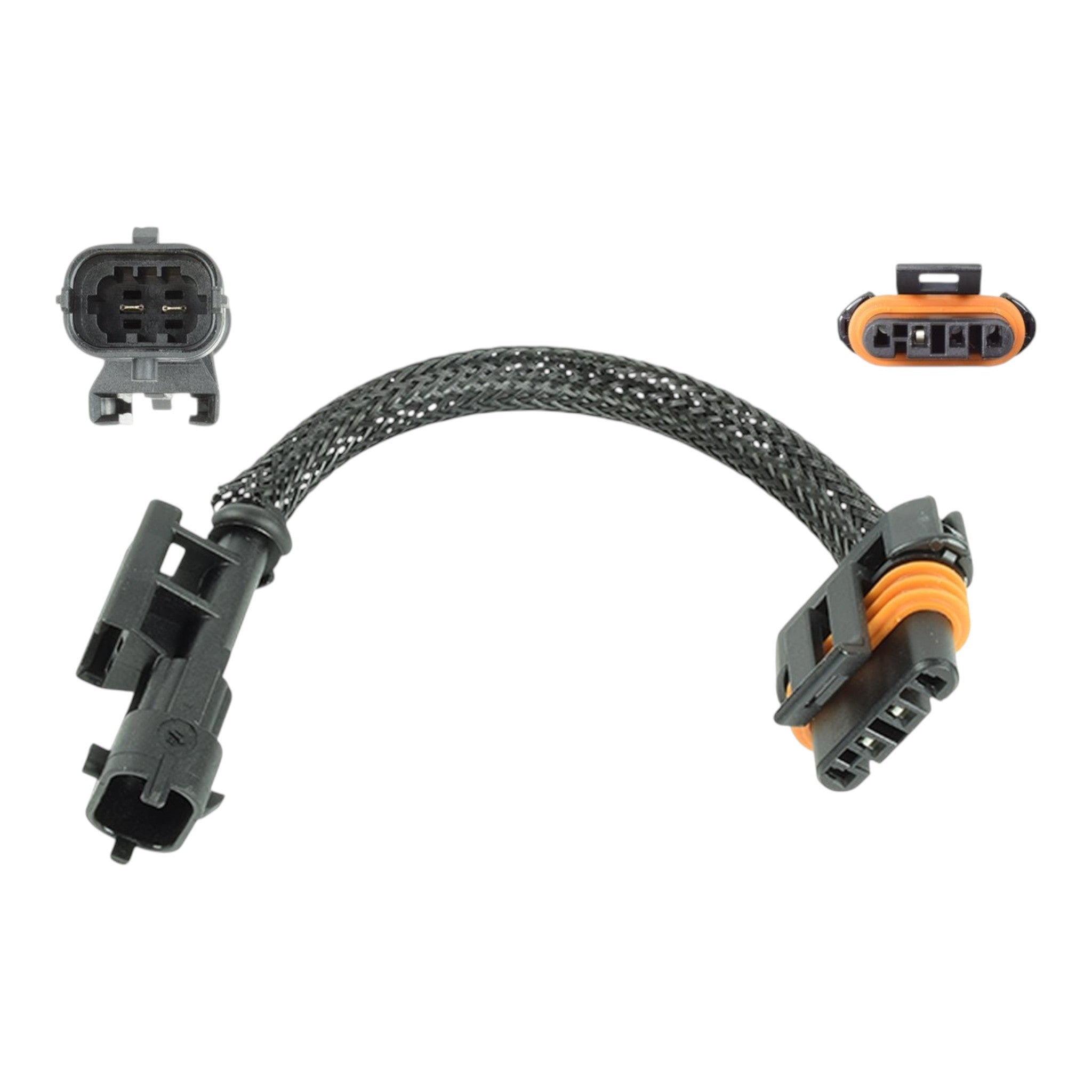 LS 6" Alternator Adapter Harness - 2 Pin High Amp Vehicle to 4 Pin Alternator - ICT Billet WAALT40-6