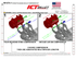 LS A/C Bracket Sanden 508 - Corvette Spacing - ICT Billet 551474-1