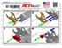 LS A/C Bracket Sanden 508 - LS1 Camaro Spacing - ICT Billet 551474-2