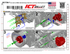 LS Alternator & BMW E46 Power Steering Bracket - Corvette Spacing - ICT Billet 551796-1