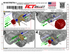 LS Alternator Bracket - Corvette Spacing (Electric Water Pump) - ICT Billet 551667EWTN-1