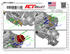 LS Alternator Bracket - Corvette Spacing (Reverse Mount) - ICT Billet BKT-LS006-1