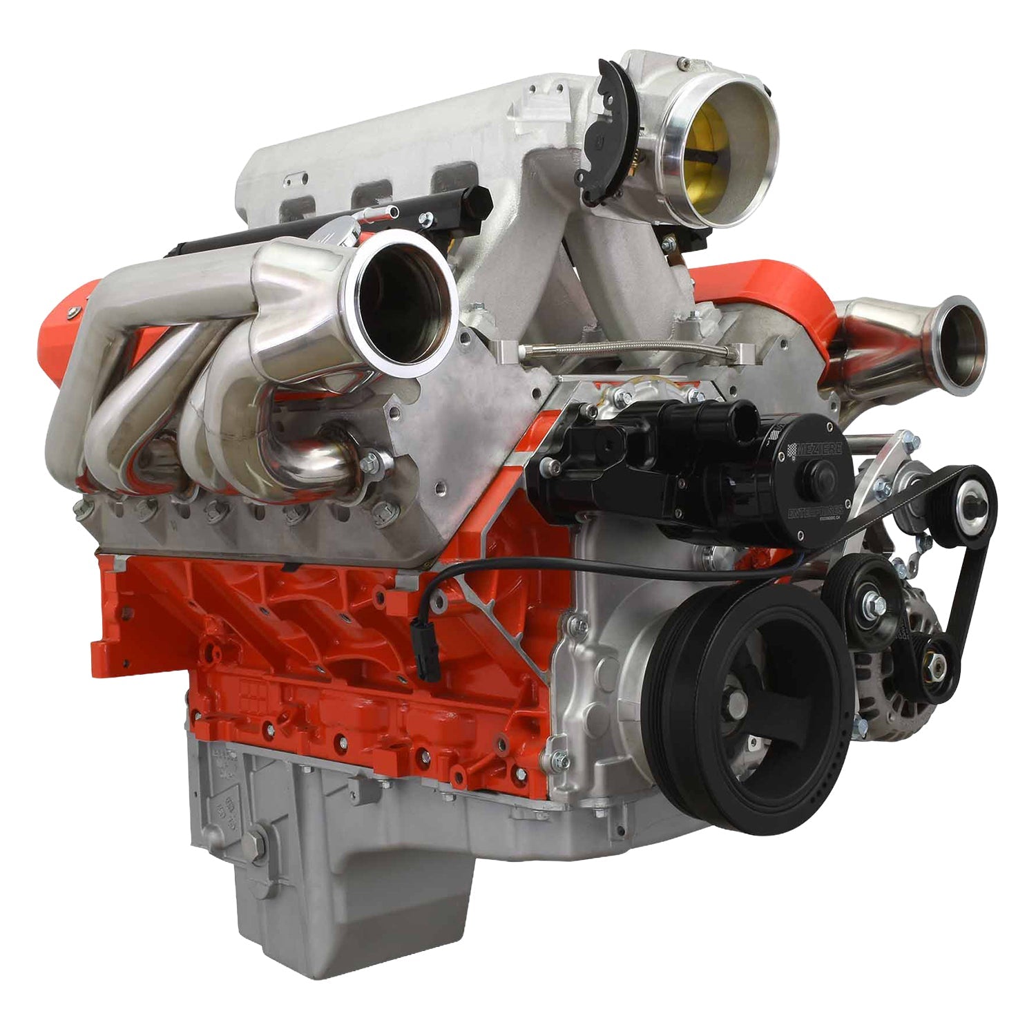 LS Alternator Bracket - LS1 Camaro Spacing (Electric Water Pump) - ICT Billet 551667EWP-2