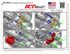 LS Alternator Bracket - LS1 Camaro Spacing (High Mount) - ICT Billet 551780-2