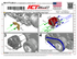 LS Alternator Bracket - LS1 Camaro Spacing (Remote Water Pump) - ICT Billet 551177LS0-2
