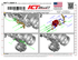 LS Alternator Bracket - Truck Spacing (Ultra Low Mount) - ICT Billet BKT-LS005-3