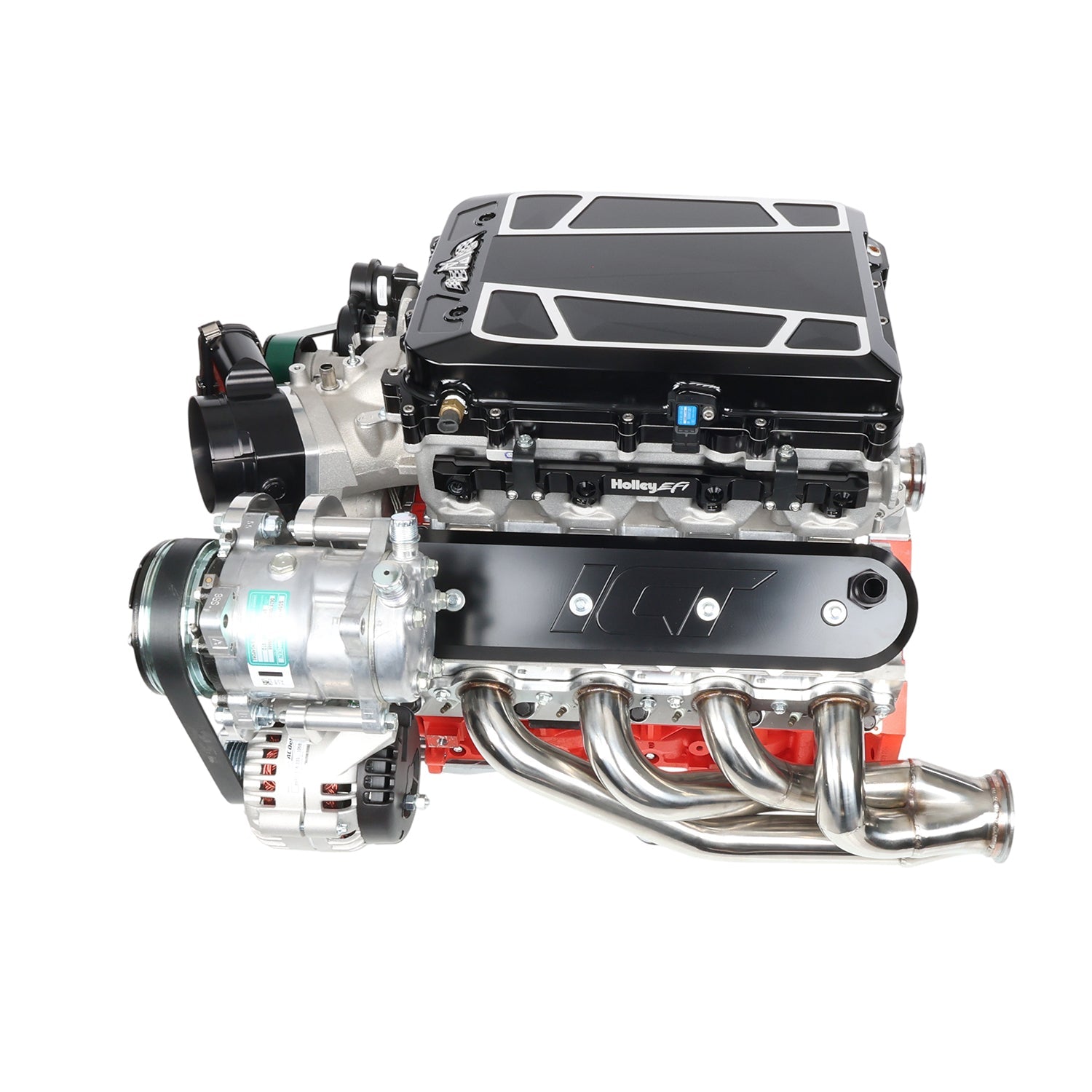 LS Alternator Power Steering and A/C Bracket - Corvette Spacing - ICT Billet BKT-LS015-1