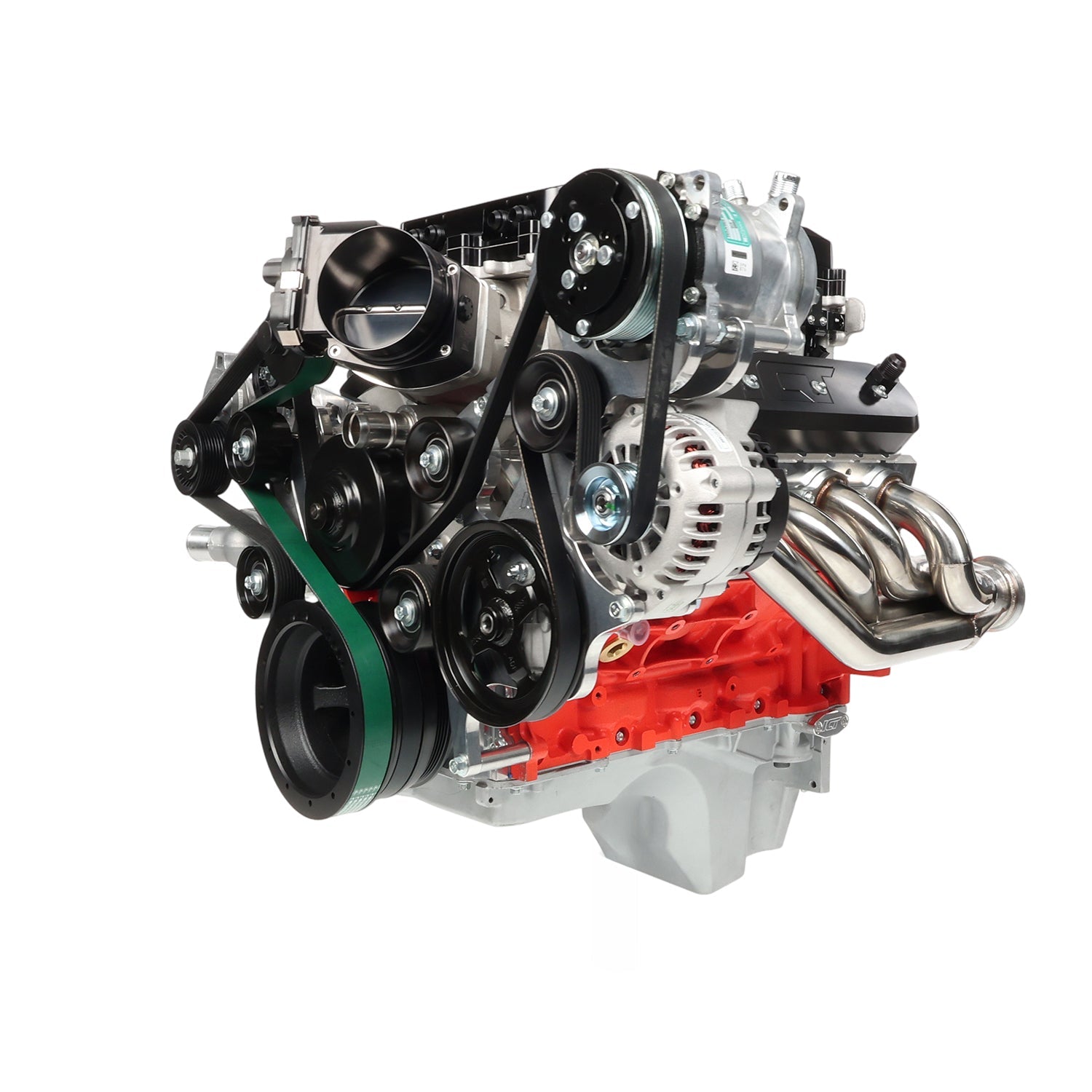 LS Alternator Power Steering and A/C Bracket - Corvette Spacing - ICT Billet BKT-LS015-1