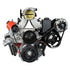 LS Alternator & Power Steering Bracket Black Cerakote - Corvette Pump - Corvette Spacing - ICT Billet 551521X-1B