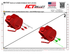 LS Alternator & Power Steering Bracket - Saginaw Pump - Truck Spacing (Tight Pump) - ICT Billet 551747