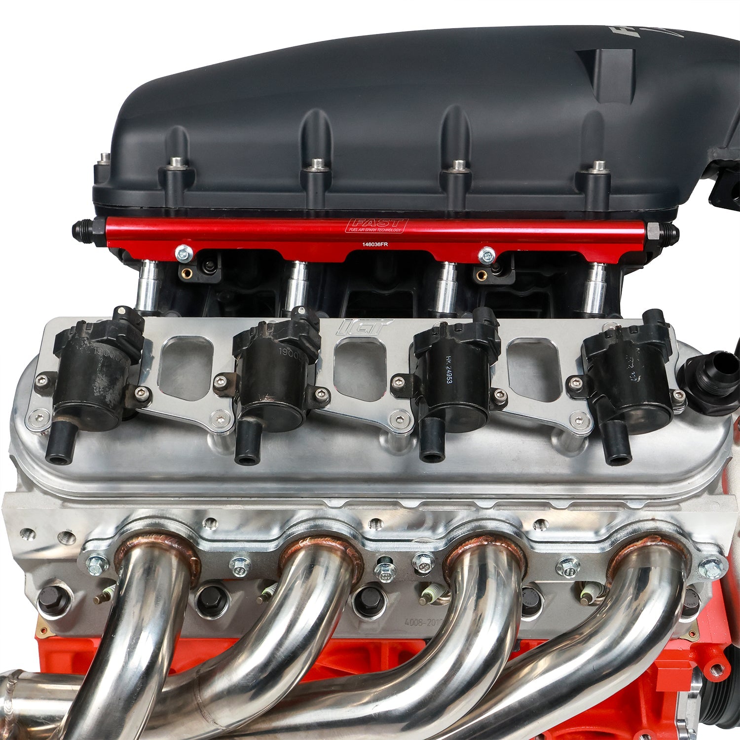 LS Billet Coil Brackets Compatible w/ D585 Coil Pack and Holley Valve Covers - ICT Billet 551773-585