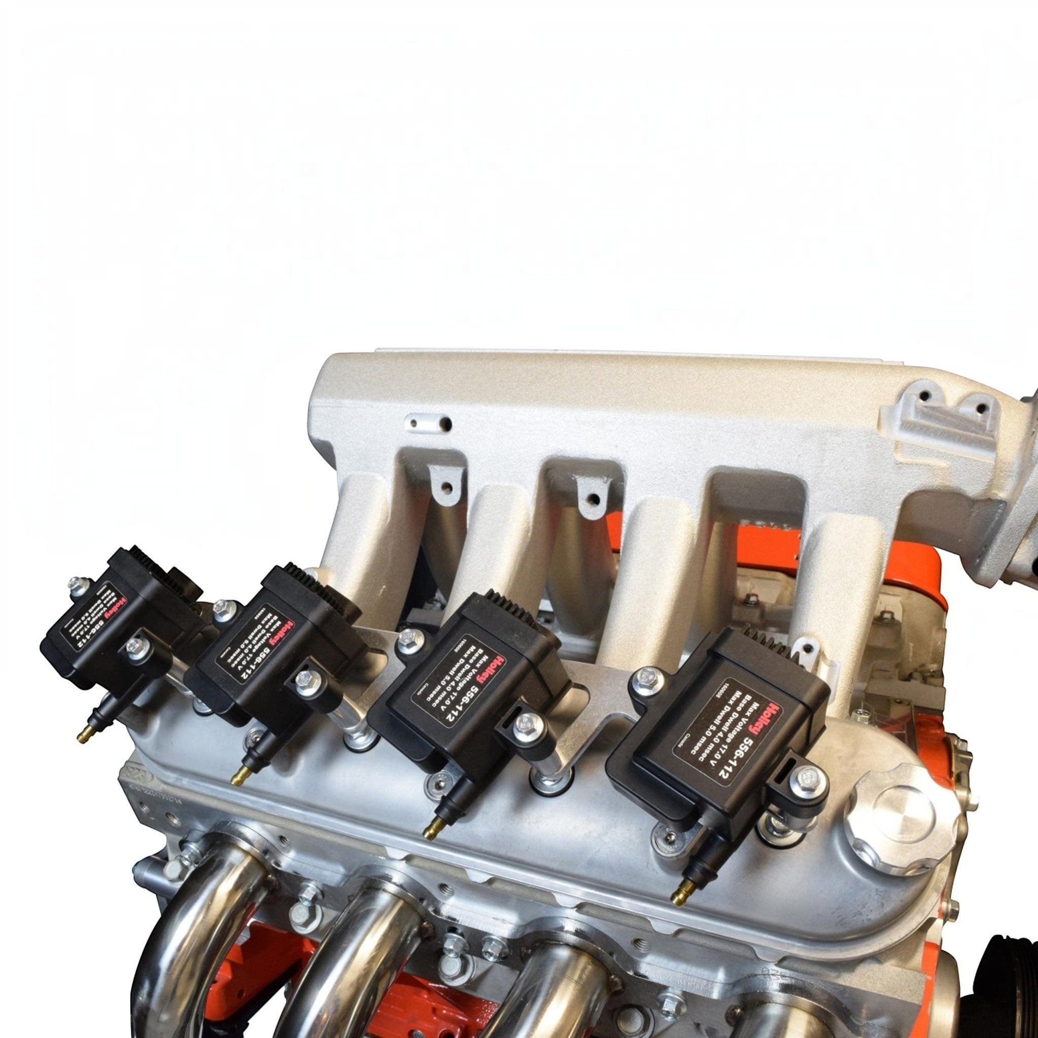 LS Billet Coil Brackets Compatible with Holley AMP EFI Smart Coil Pack for Holley Valve Covers - ICT Billet 551773