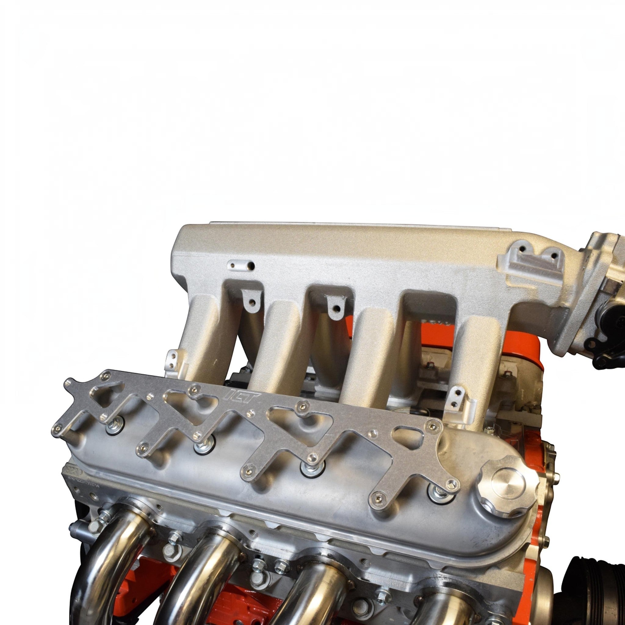 LS Billet Coil Brackets Compatible with Holley AMP EFI Smart Coil Pack for Holley Valve Covers - ICT Billet 551773