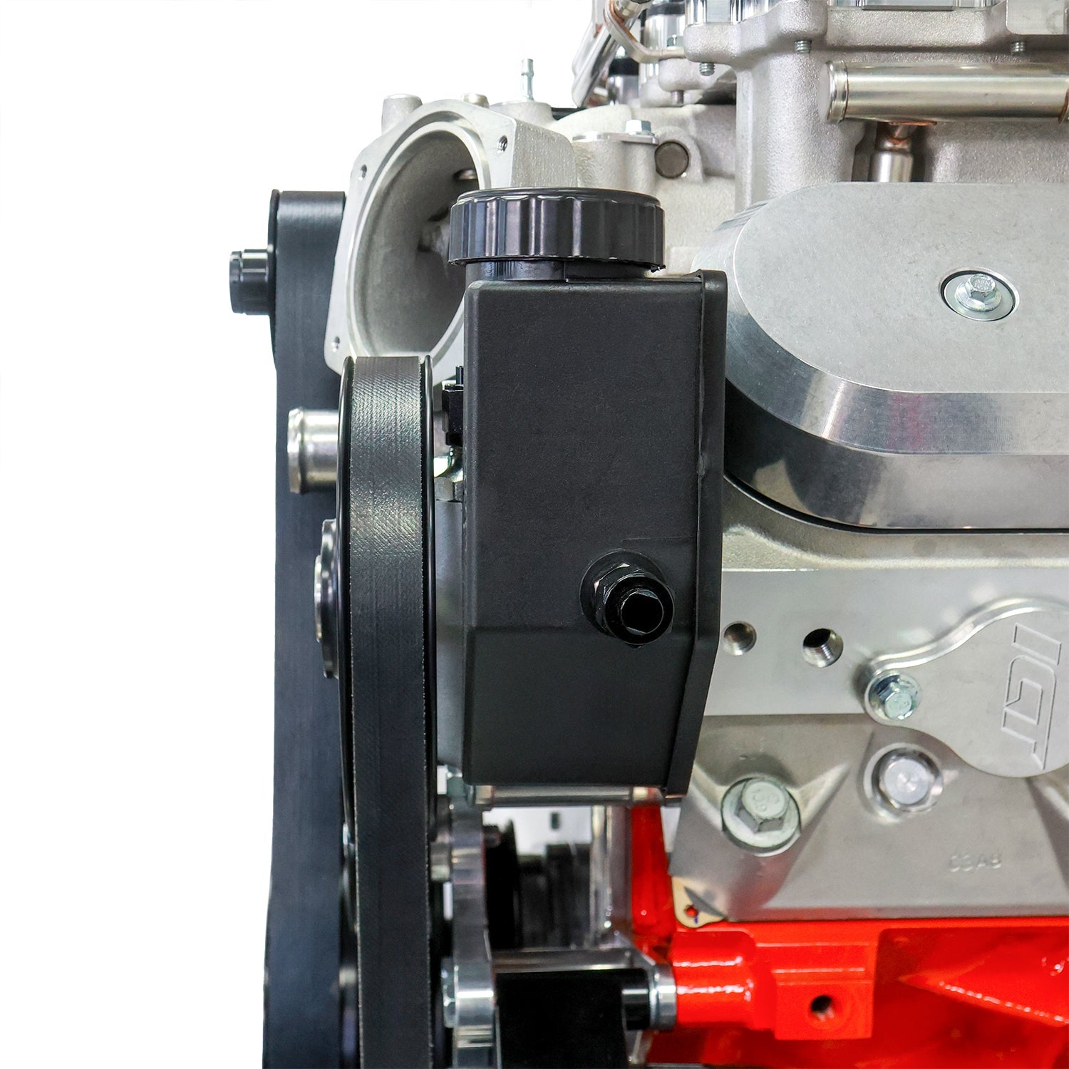 LS Billet Power Steering Pump Pulley and Hub for Corvette - ICT Billet PUL100-RB6-PS60