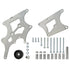 LS BMW E46 Swap Alternator & Power Steering Bracket Kit Truck LS3 5.3L 6.0L - ICT Billet 551796-3