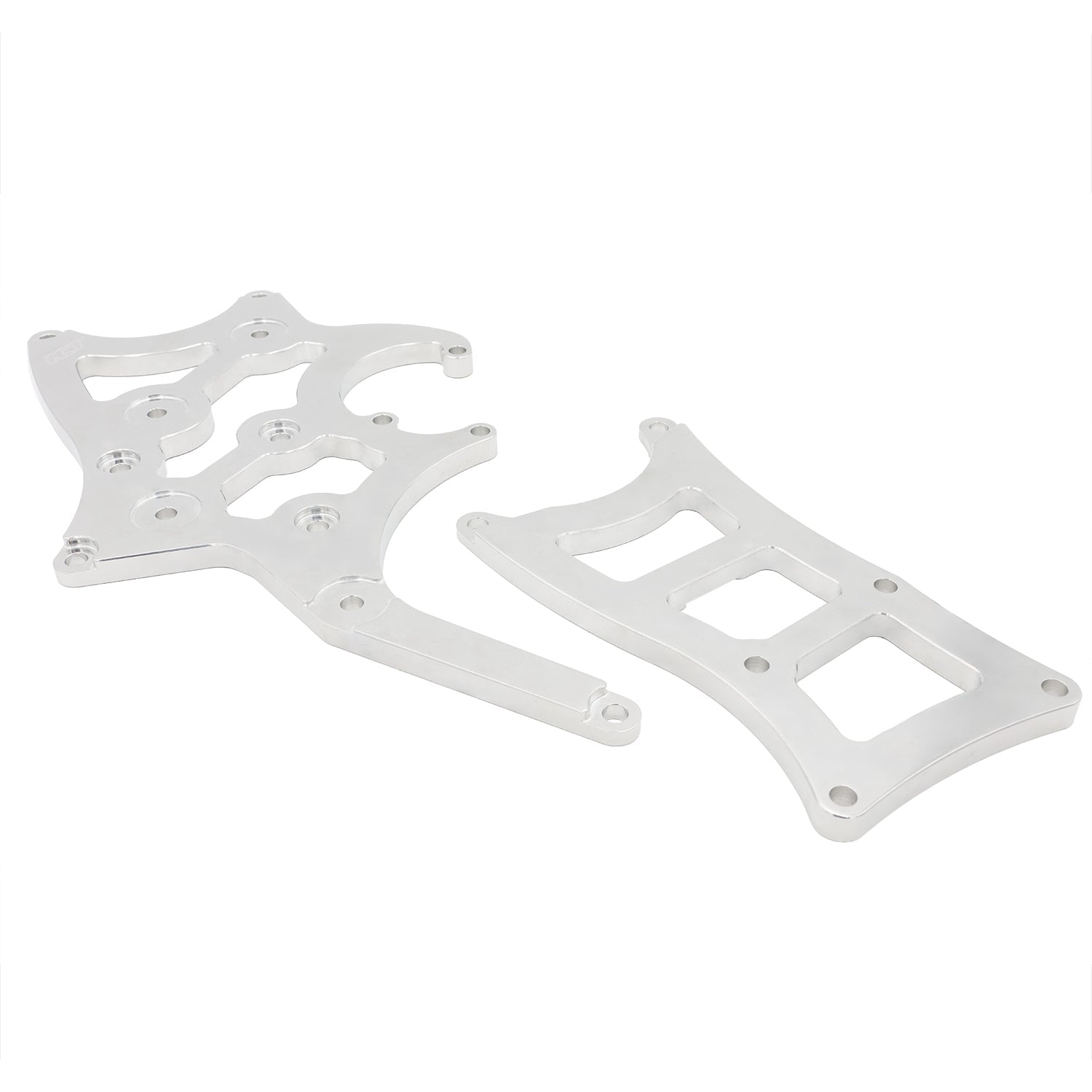 LS C10 / C1500 Truck Alternator and Power Steering Bracket - Corvette Spacing - ICT Billet BKT - LS002 - 1
