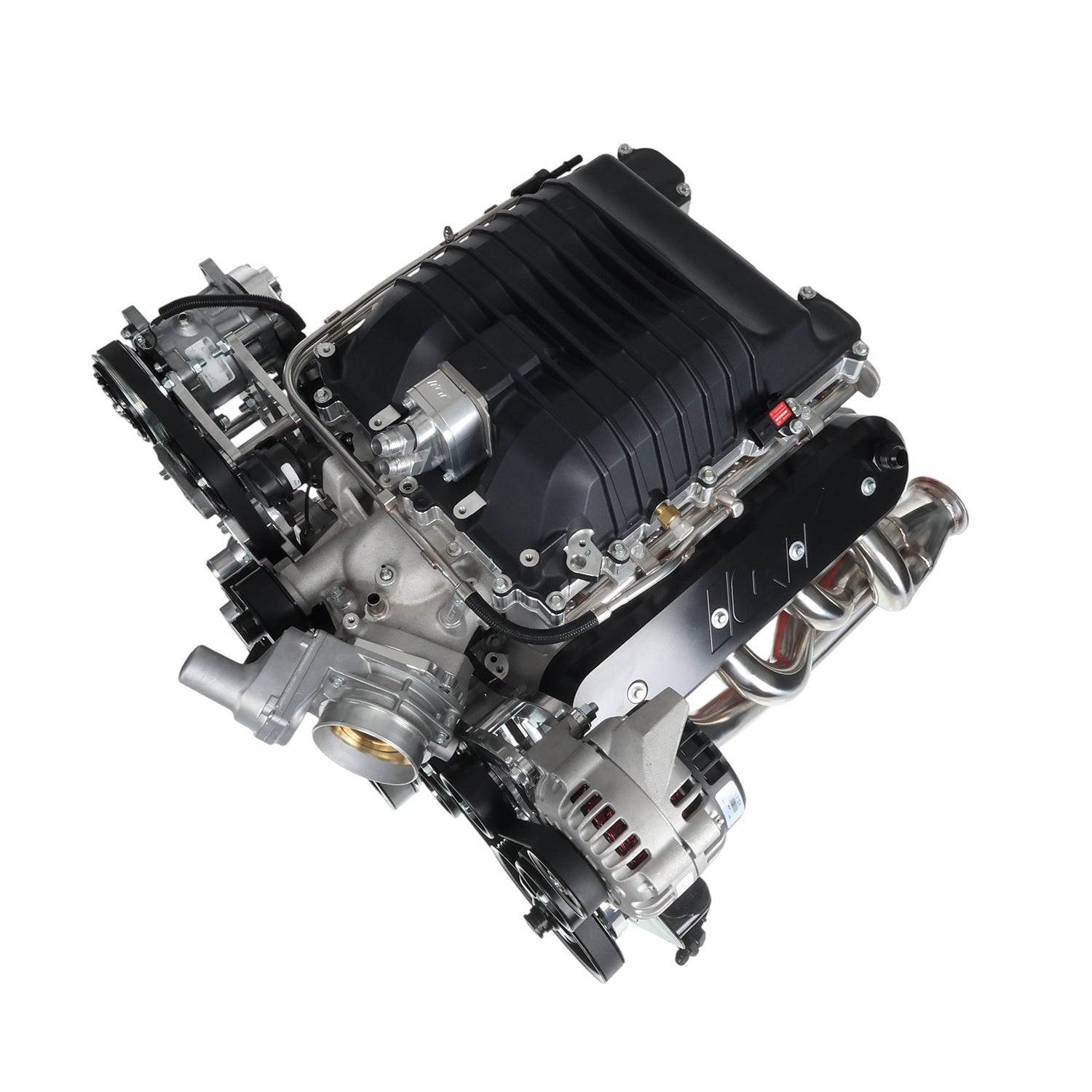 LS C10 / C1500 Truck Alternator and Power Steering Bracket - Corvette Spacing - ICT Billet BKT - LS002 - 1