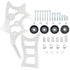 LS C10 / C1500 Truck Alternator and Power Steering Bracket - Corvette Spacing - ICT Billet BKT-LS002-1