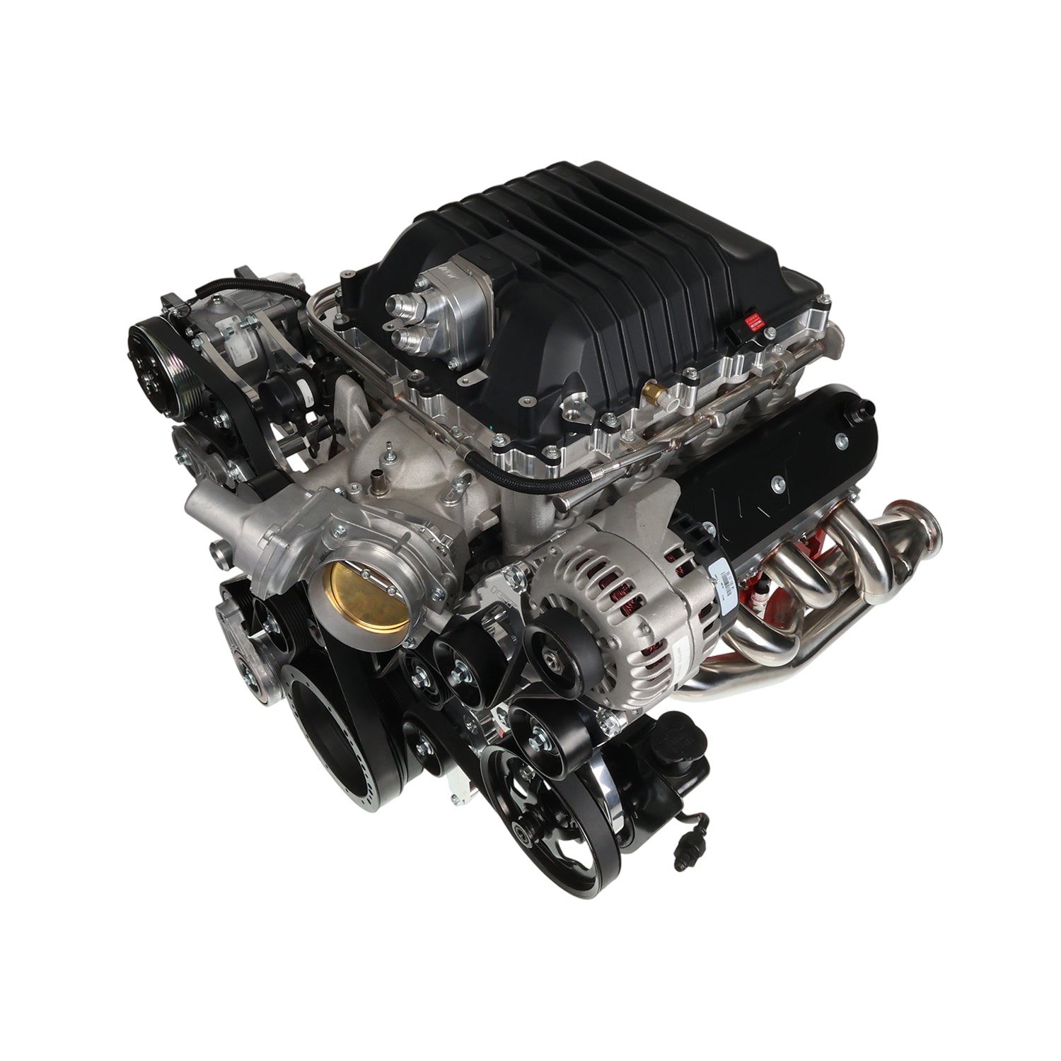 LS C10 / C1500 Truck Alternator and Power Steering Bracket - Corvette Spacing - ICT Billet BKT - LS002 - 1