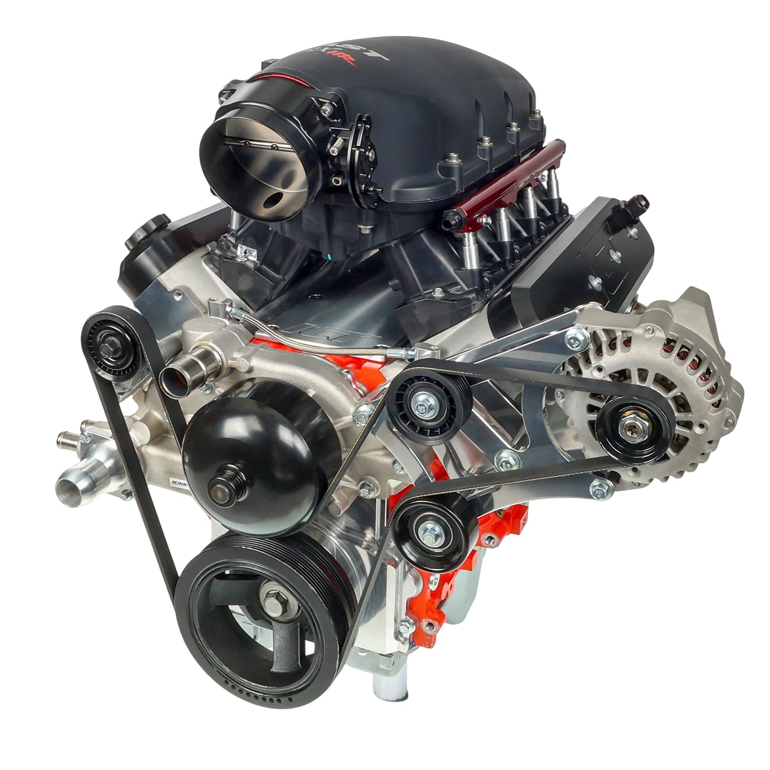 LS Camaro Heavy Duty Billet Alternator Bracket Kit LSX LS1 5.7L Top Driver Head Mount - ICT Billet 551566-2