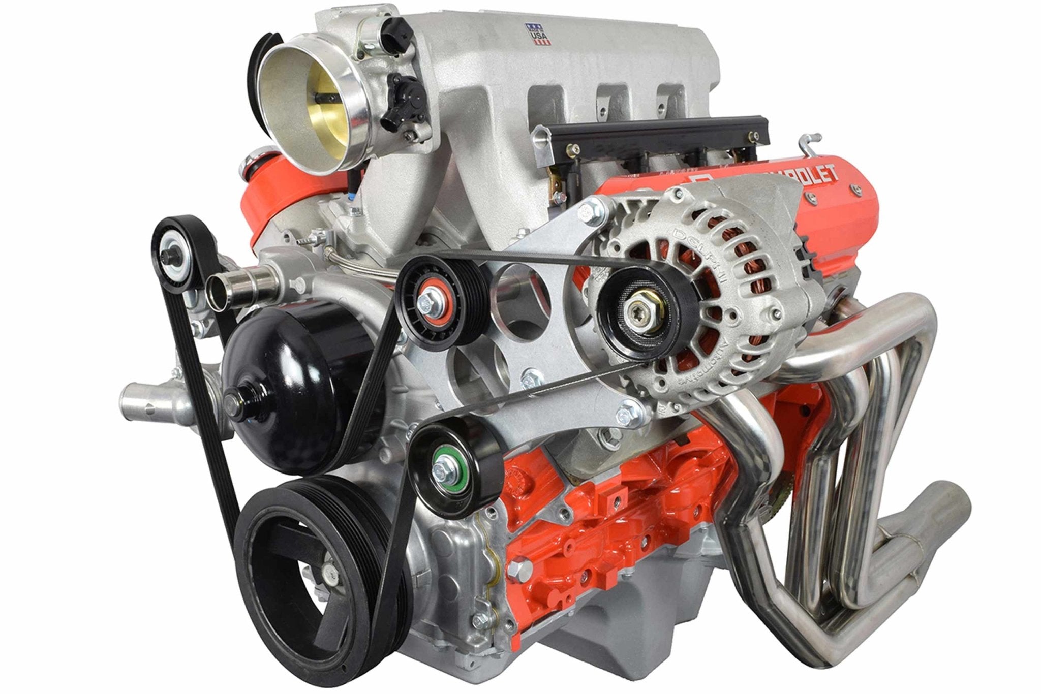 LS Camaro Heavy Duty Billet Alternator Bracket Kit LSX LS1 5.7L Top Driver Head Mount - ICT Billet 551566 - 2