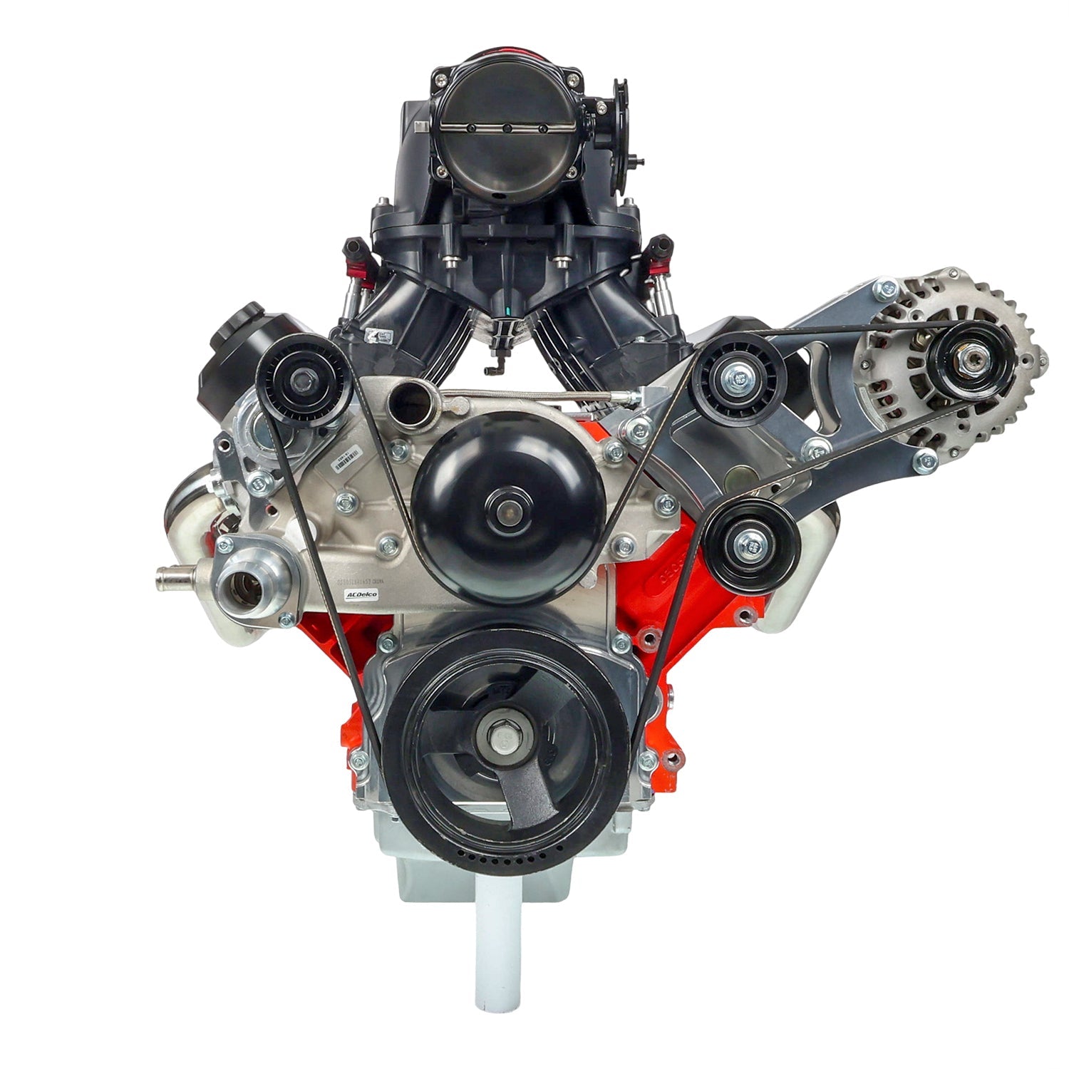 LS Camaro Heavy Duty Billet Alternator Bracket Kit LSX LS1 5.7L Top Driver Head Mount - ICT Billet 551566-2