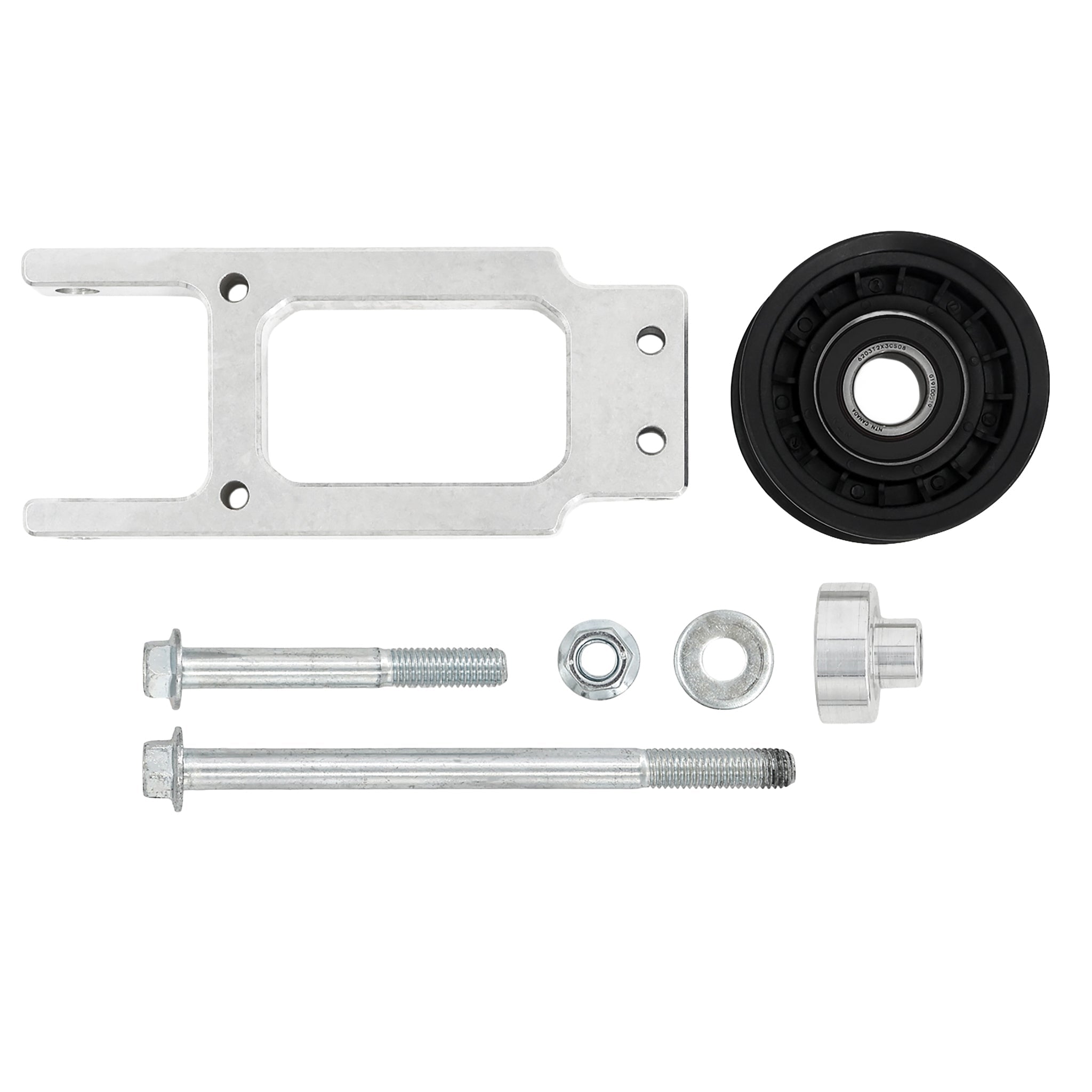 LS Corvette (& Camaro LS3 L99) Alternator Extended Length Adapter / Extension Bracket - ICT Billet 551905-X350