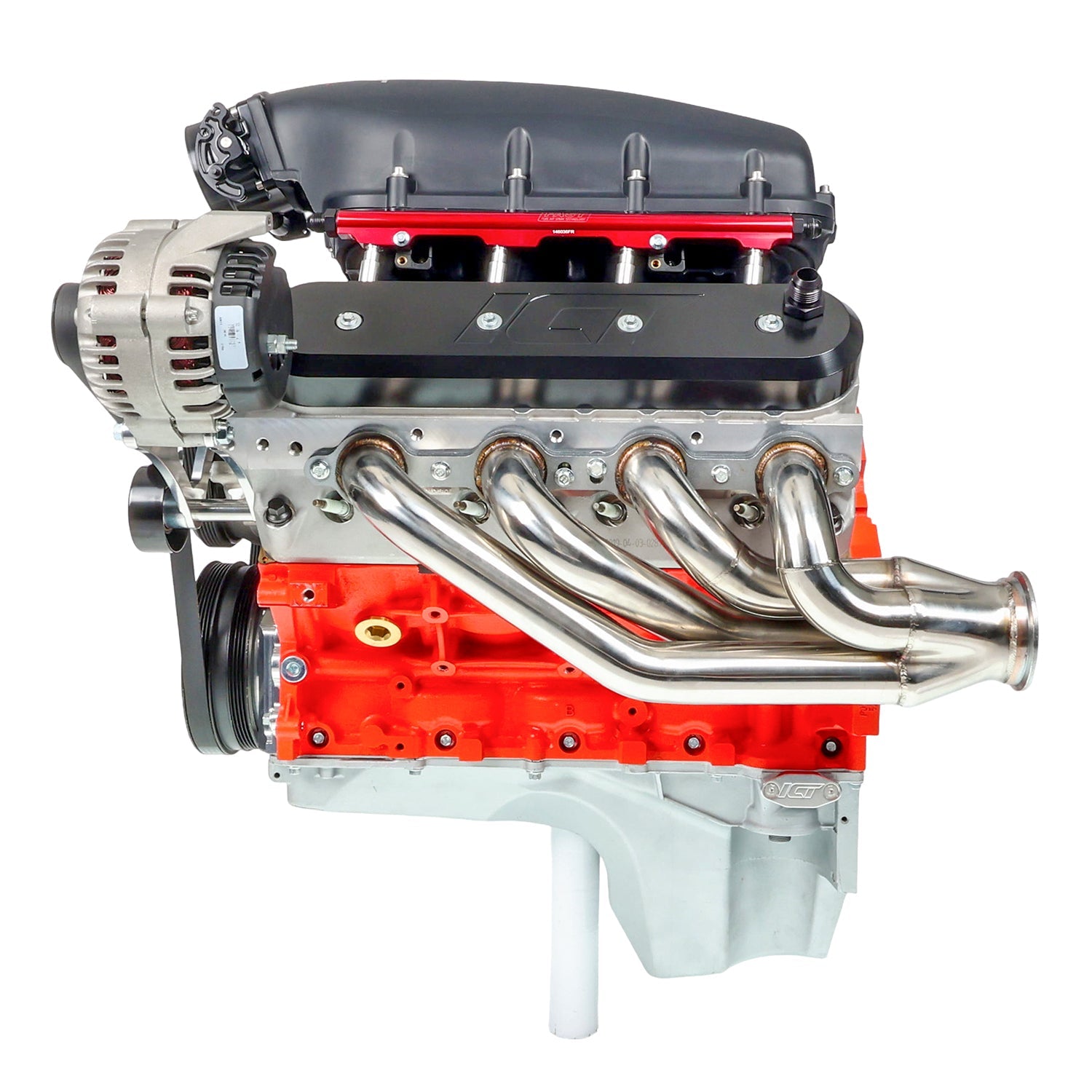 LS Corvette Heavy Duty Billet Alternator Bracket Kit LSX LS1 5.7L Top Driver Head Mount - ICT Billet 551566-1