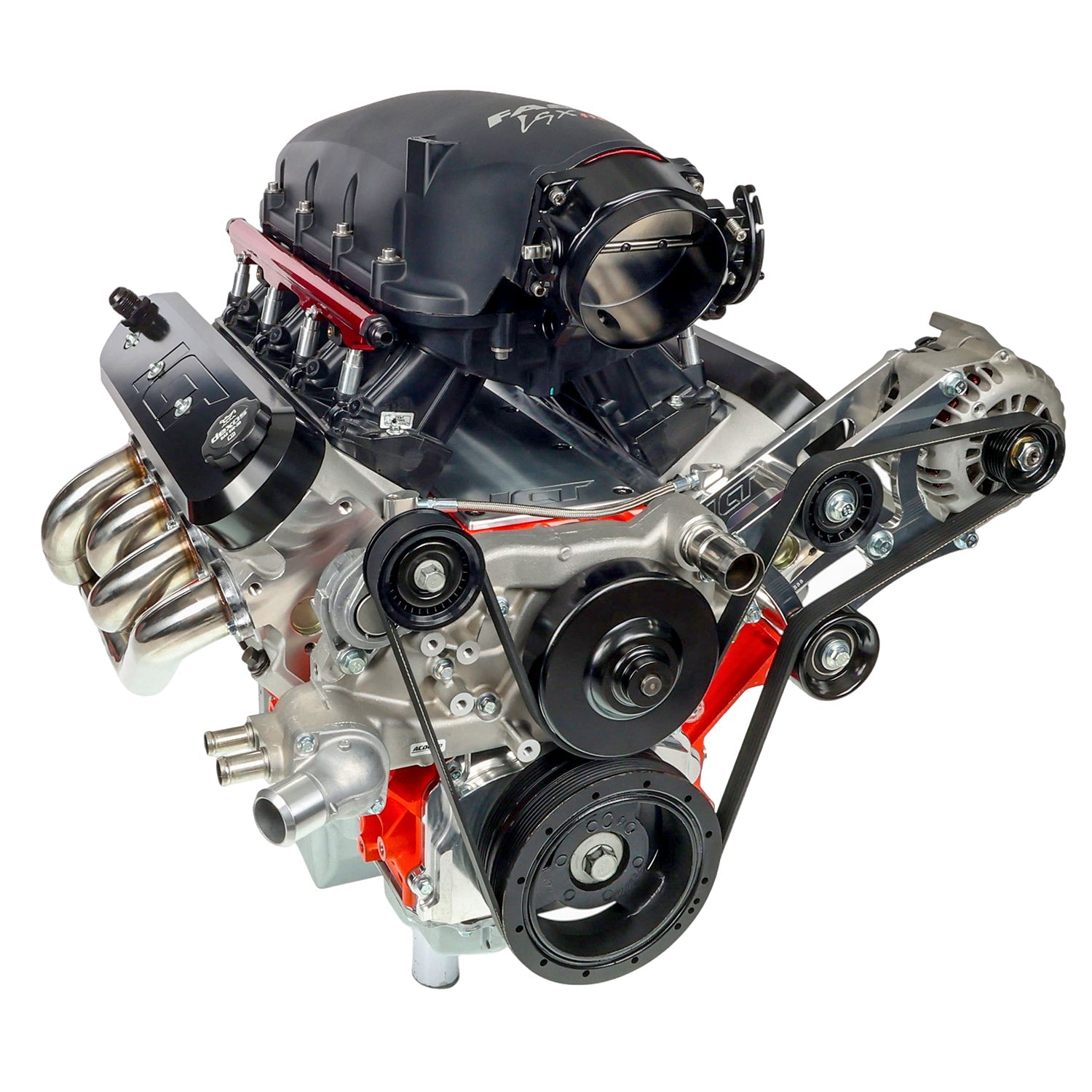 LS Corvette Heavy Duty Billet Alternator Bracket Kit LSX LS1 5.7L Top Driver Head Mount - ICT Billet 551566-1