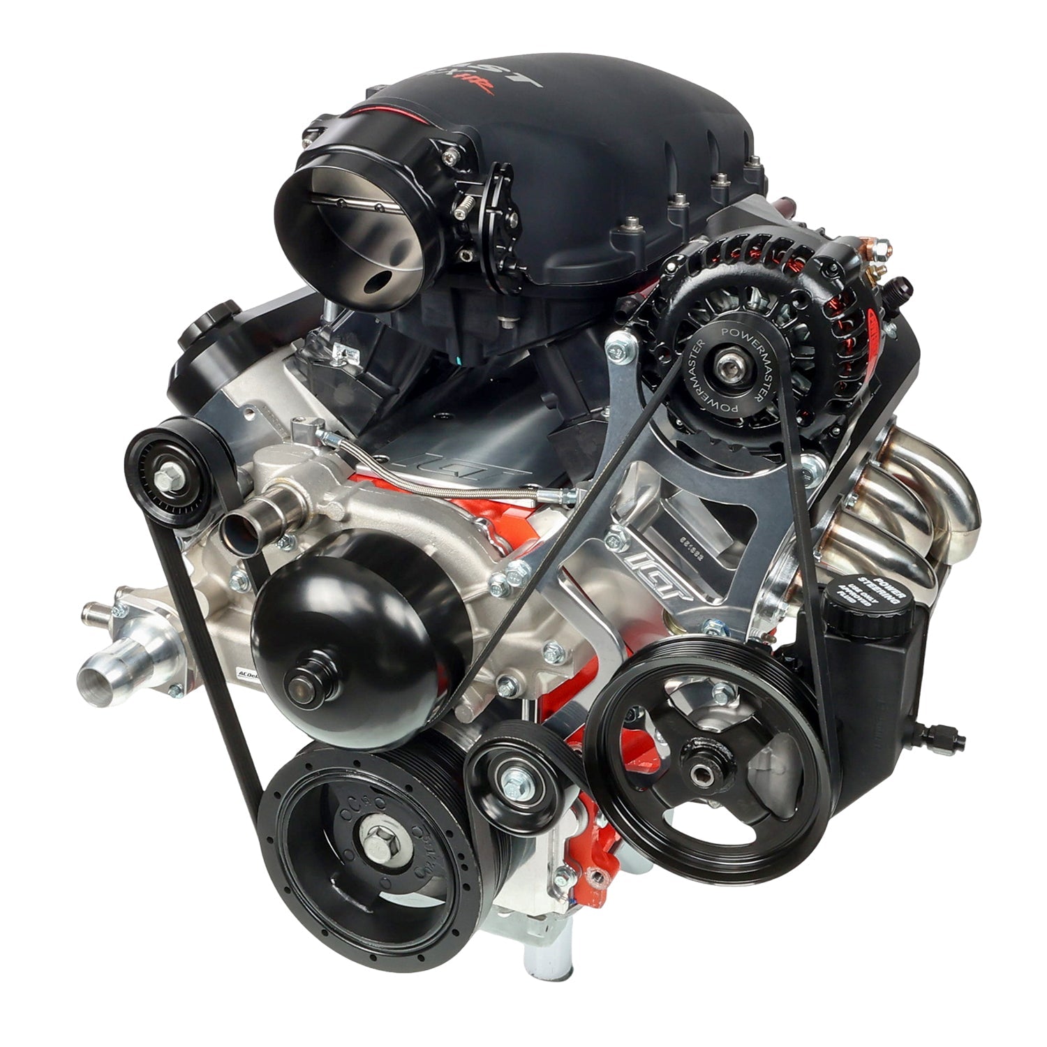 LS Corvette - High Mount Alternator / Power Steering Pump Bracket Kit LS1 - ICT Billet 551362-1